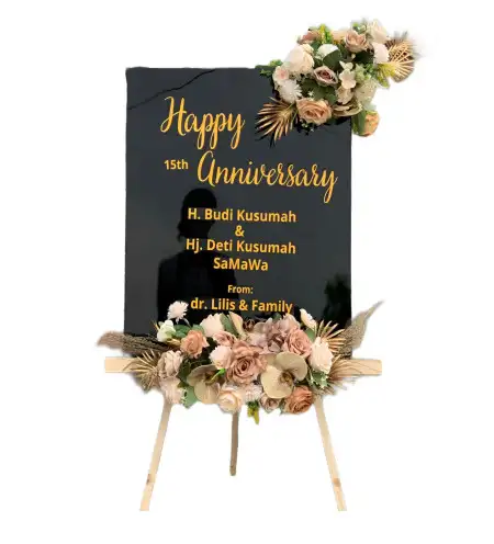 Papan Bunga Akrilik Bero